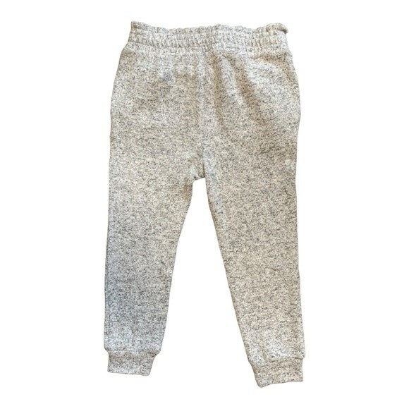 NWOT TUCKER + TATE | Kids' Cozy Ruffle Joggers In Grey Light Heather - Picture 2 of 4